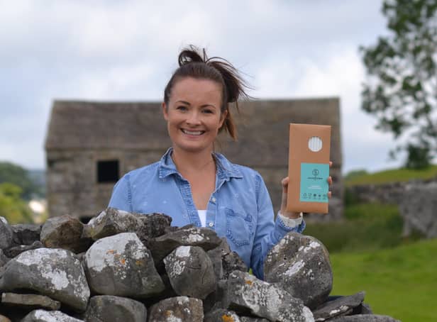 Charlotte Walsh from Grassington who is producing silicone reusable straws Picture:: Charlotte Walsh