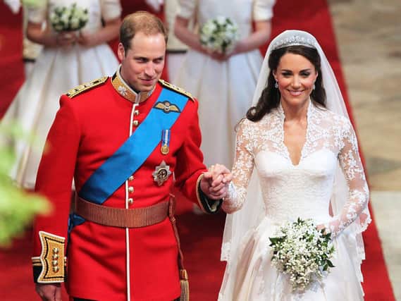 The Duke and Duchess of Cambridge are celebrating a decade of married life today.