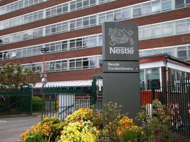 Nestle's factory in York