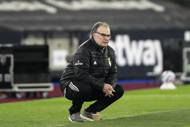 Leeds United manager Marcelo Bielsa has overseen a six-game unbeaten run, taking points of Manchester United, Liverpool, Manchester City. Picture: Ian Walton/PA