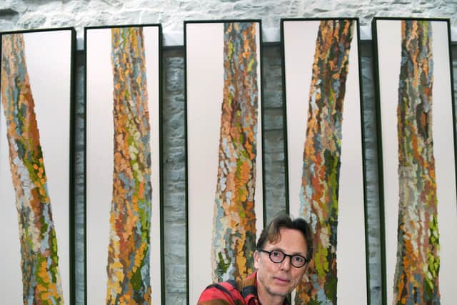 Artist and former fashion designer Graeme Black, pictured at his studio, in Raydale. Picture: Jonathan Gawthorpe