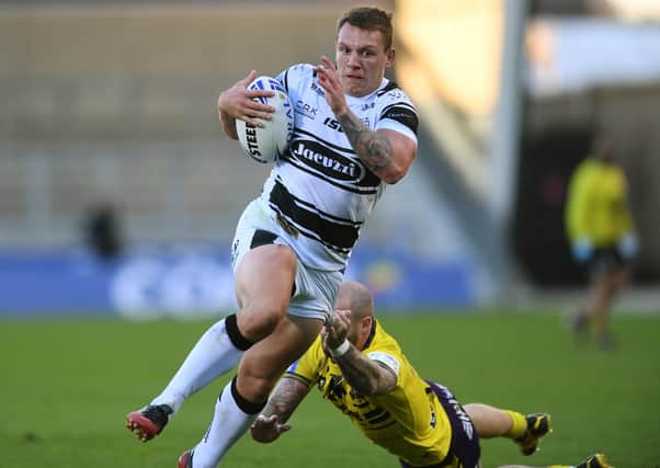 Big break: Jordan Lane has impressed for Hull FC this season and earned a call-up into the England Knights squad. Lane has emerged as a key player under new coach Brett Hodgson. (Picture: Jonathan Gawthorpe)