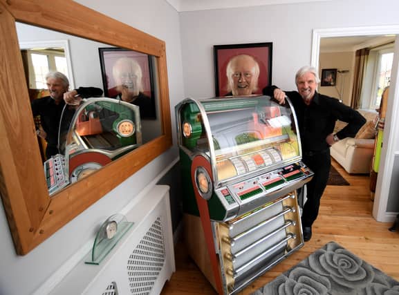 Grumbleweed Robin Colvill has renovated a selection of jukeboxes, pinball tables and other classic machines at his home. Picture by Simon Hulme