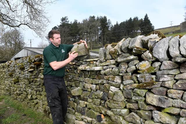 Owain is a qualified dry stone waller and does contracting work for other farmers