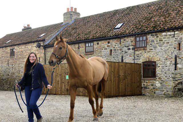 The Milners have accommodation for guest horses on their farm as well as a livery yard