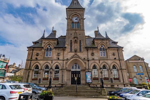 Yeadon Town Hall. Picture: James Hardisty.