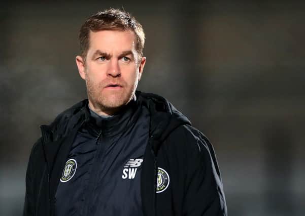 Harrogate Town manager Simon Weaver. Picture: Mike Egerton/PA Wire.
