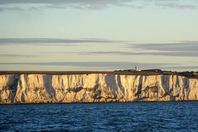 The White Cliffs of Dover are at risk of erosion.