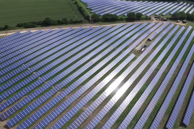 Coca-Cola's solar farm at Wakefield.