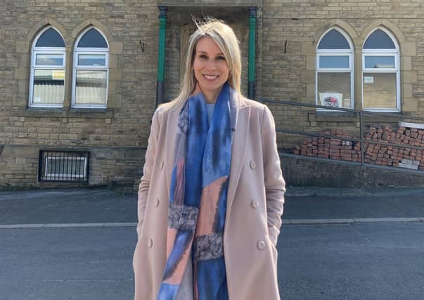 Stefanie Hopkins, owner of Faith PR in Brighouse.