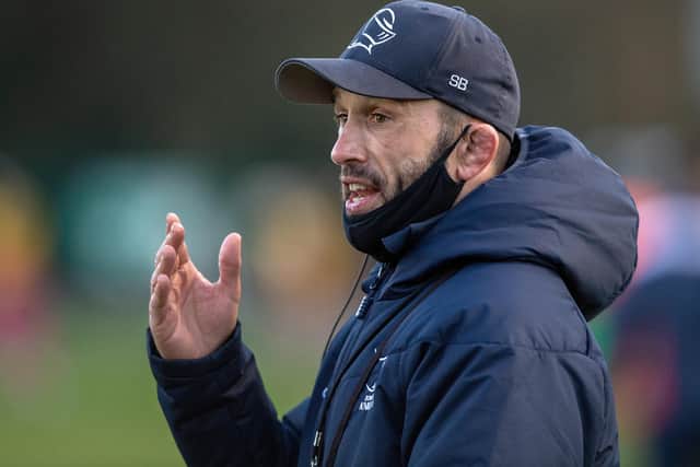 GOOD NEWS: Doncaster Knights' head coach, Steve Boden.  Picture: Bruce Rollinson