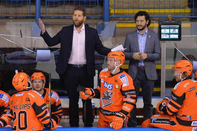 Aaron Fox hopes his Sheffield Steelers' team will be at full strength when they face off against Nottingham Panthers on Saturday night. Picture courtesy of Dean Woolley.