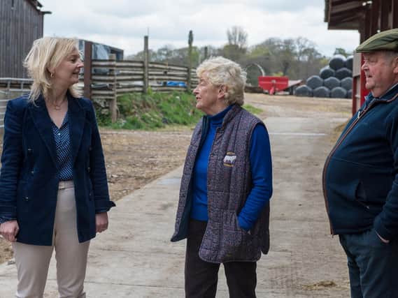 Ms Truss was discussing the export opportunities opening up for British beef during her visit to North Yorkshire.