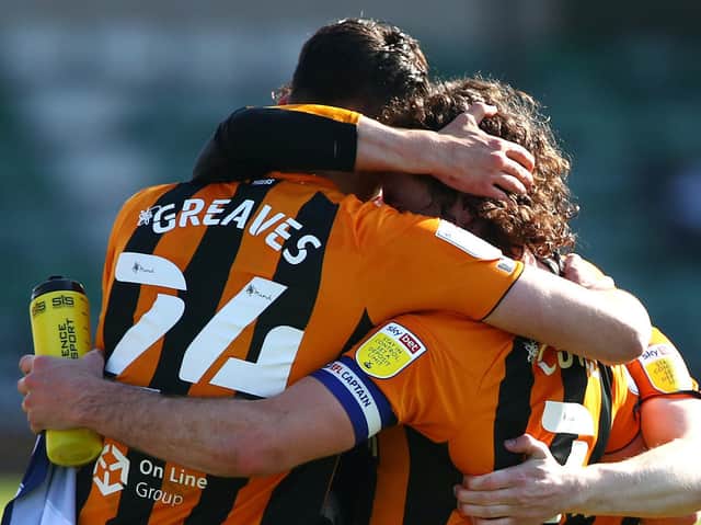 Hull City were crowned League One champions following Saturday's 3-1 win over Wigan Athletic. Picture: Getty Images
