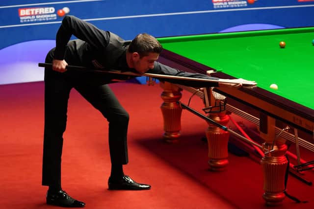 Mark Selby is contesting the final of this year's Betfred World Snooker Championships.