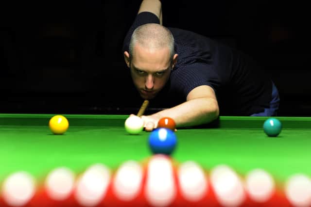 Breaking out: Snooker player David Grace.
