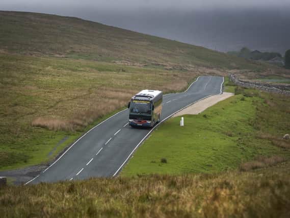 Coach company Bibby's of Ingleton, pictured at Ribblehead Viaduct in the Yorkshire Dales National Park, which lost thousands last year during the pandemic