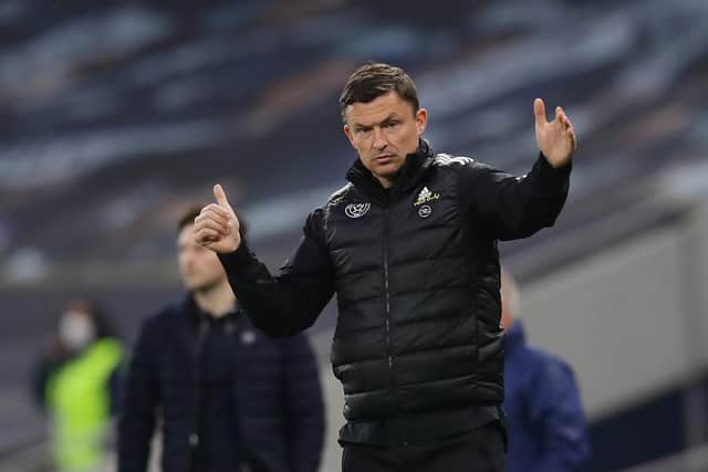 Paul Heckingbottom: His Blades side lost 4-0 at Tottenham after a poor first half.