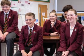 Senior School students enjoying a science class at Harrogate’s Ashville College