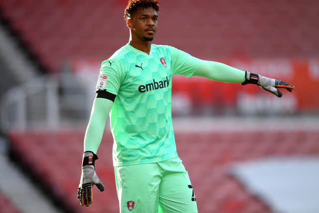 LAST LINE OF DEFENCE: Rotherham United's goalkeeper Jamal Blackman. Picture: Gareth Copley/Getty Images