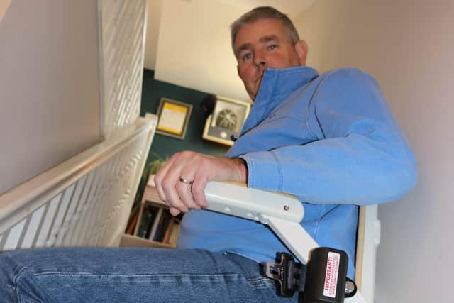 'Iggy' has had a chair lift fitted in his Keighley home thanks to the Professional Cricketers' Trust