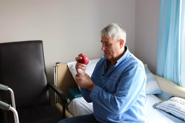 Iggy is a former England bowler but now struggles to lift his arm following two devastating strokes Picture: The Professional Cricketers' Trust