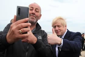 This was Boris Johnson campaigning earlier this week in the Hartlepool by-election, one of many elections taking place today.
