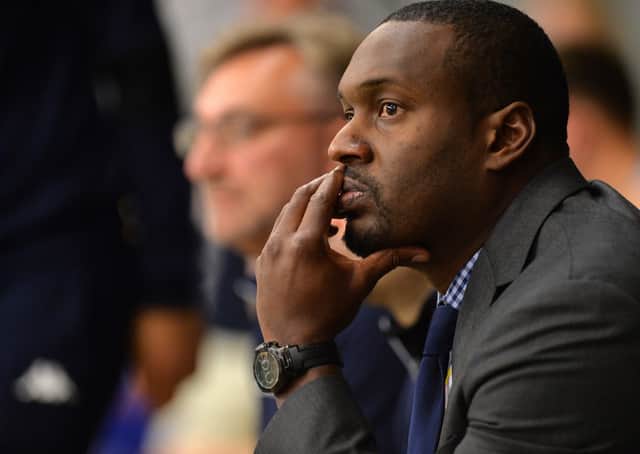 Play-off challenge: Atiba Lyons’s Sheffield Sharks face rivals Newcastle Eagles tonight at Worcester. (Picture: Bruce Rollinson)