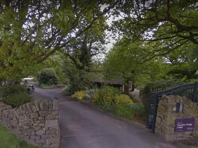 The entrance to Faweather Grange