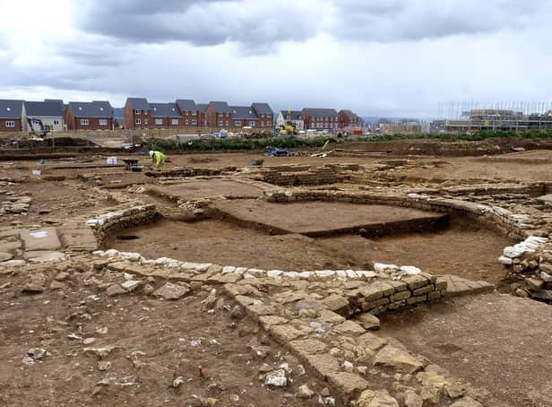 An unusual circular room is of particular interest to archaeologists.