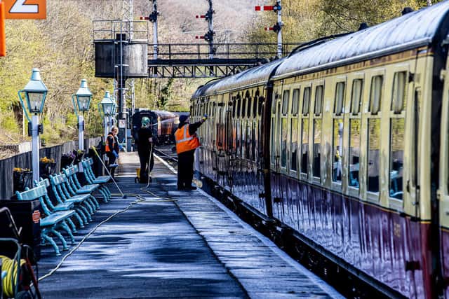 Preparation for the reopening of North Yorkshire Moors Railway is in full swing. (Credit: Charlotte Graham)
