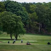 Golfers at Headingley Golf Club, Leeds. (Picture: James Hardisty)