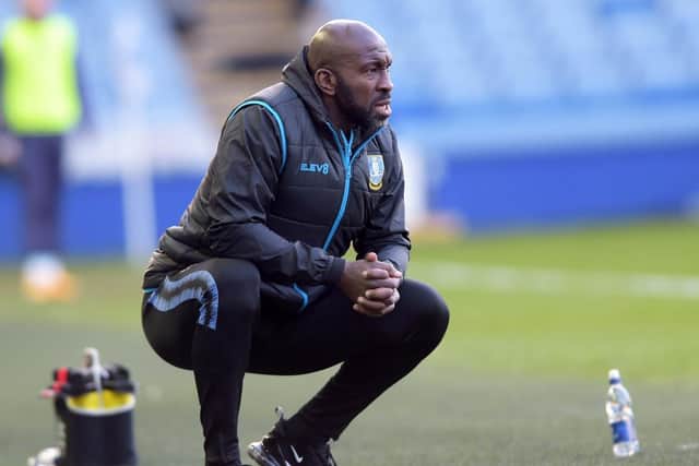 RETURN: Sheffield Wednesday manager Darren Moore has been at the club's training ground this week