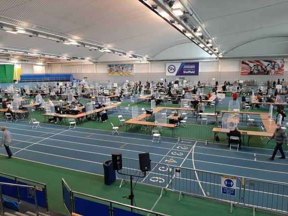 Votes are counted in Sheffield as part of the local elections. Pic: Molly Williams