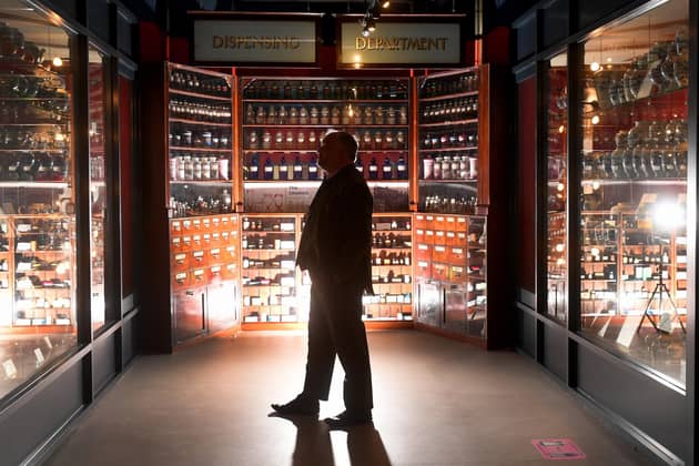 Chief executive Nat Edwards in the Apothecary Room. Picture by Simon Hulme