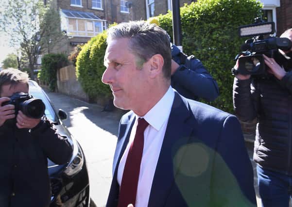 Sir Keir Starmer as he comes to terms with his party's historic defeat in the Hartlepool by-election.