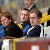 BIG DAY: Leeds United Ladies manager Julie Chipchase watches on during the FA Cup Final at Millwall back in 2006.