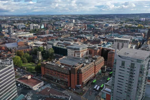 St Johns Centre, one of the largest mixed-use developments in Leeds, has been placed on the market for £33m.
