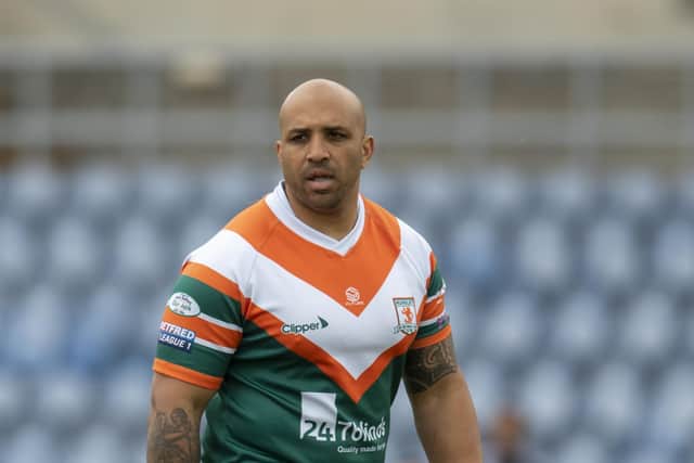 GOOD TO BE BACK: Hunslet's Alex Rowe. Picture Tony Johnson