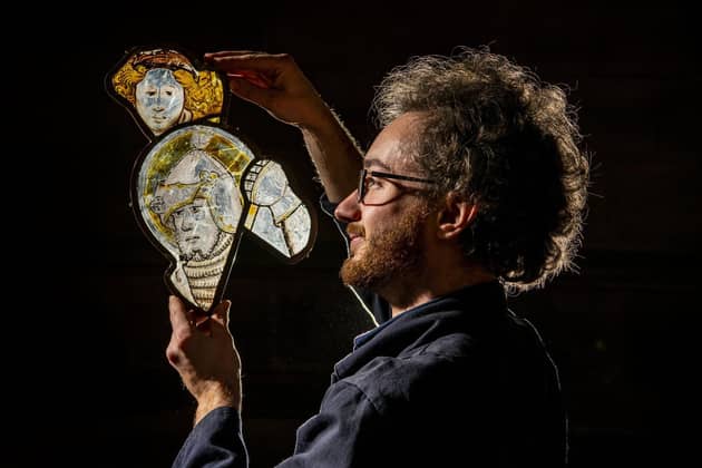 Jonathan Cooke is one of Yorkshire's most esteemed stained glass conservators