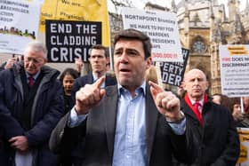 Campaigners including Manchester mayor Andy Burnham continue to fight for justice for cladding and building safety scandal victims.