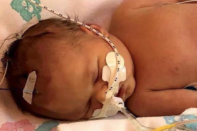 Matilda Pickup tragically died of brain damage when she was just nine days old following a traumatic labour and emergency cesarean section.