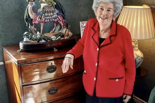 Baroness Betty Boothroyd sold off some items as she is dowsizing. (Pic credit: SWNS)