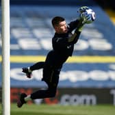 Safe hands: Leeds United goalkeeper Illan Meslier.