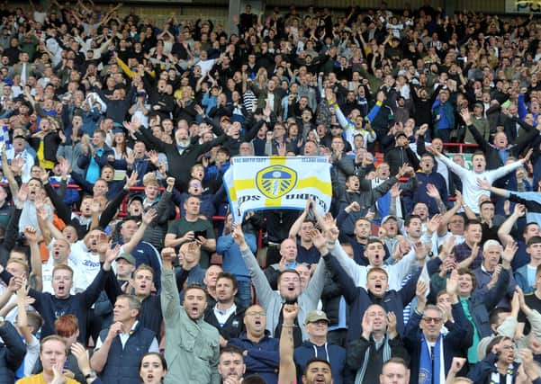 Limited numbers: Some Leeds United (above) and Sheffield United fans will be allowed into Elland Road and Bramall Lane, respectively. Picture: Tony Johnson