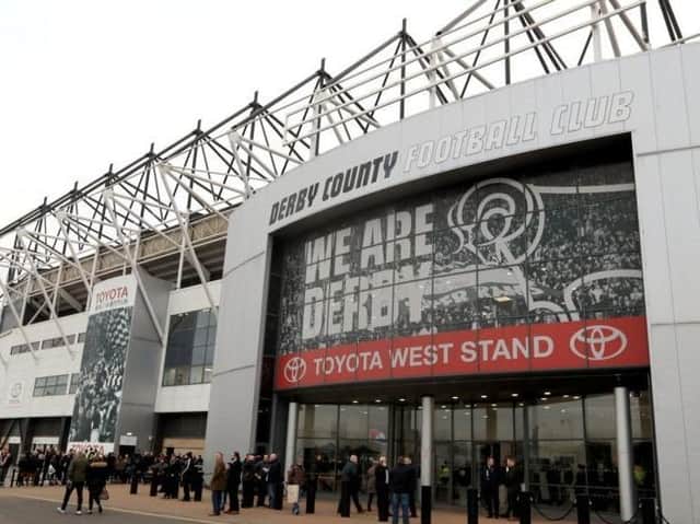Pride Park, home of Derby County. Picture: PA.