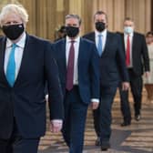 Boris Johnson at the State Opening of Parliament,