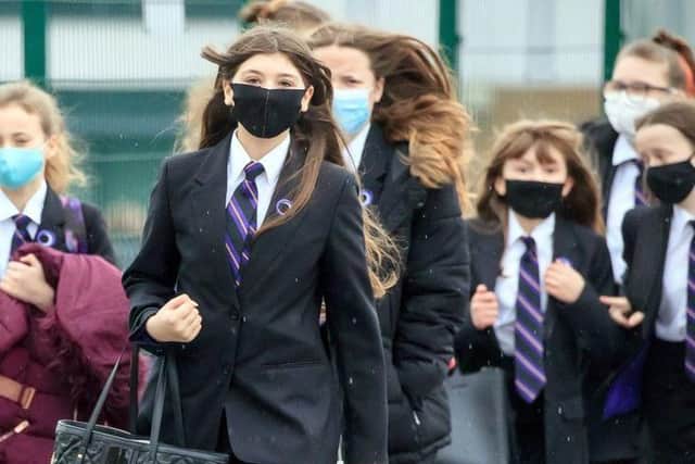 Education and health leaders in Yorkshire have expressed concerns after the Government confirmed that face masks will non longer be required in secondary classrooms in England from May 17. Photo credit: JPIMedia