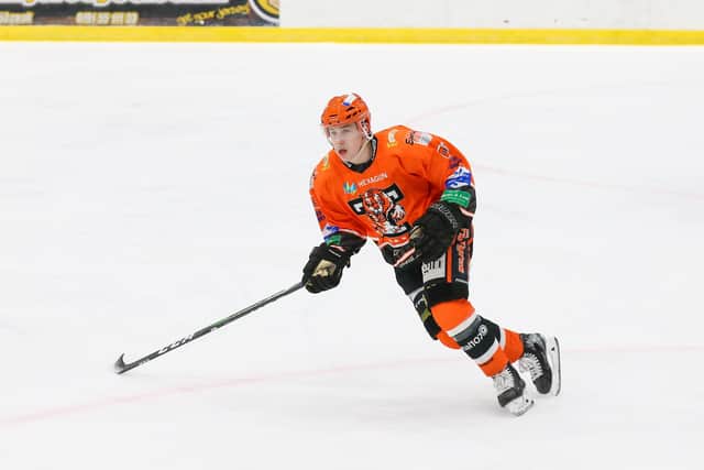NEW START: Forward Kieran Brown is excited about finally getting his chance to play for Leeds' NIHL National team at Elland Road. Picture courtesy of Andy Bourke/Podium Prints.