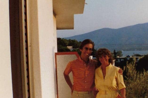Michaela Fowler with her husband Stephen